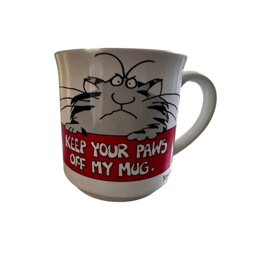 Vintage Boynton Cat Coffee Mug Angry Kitty Lover Cup
